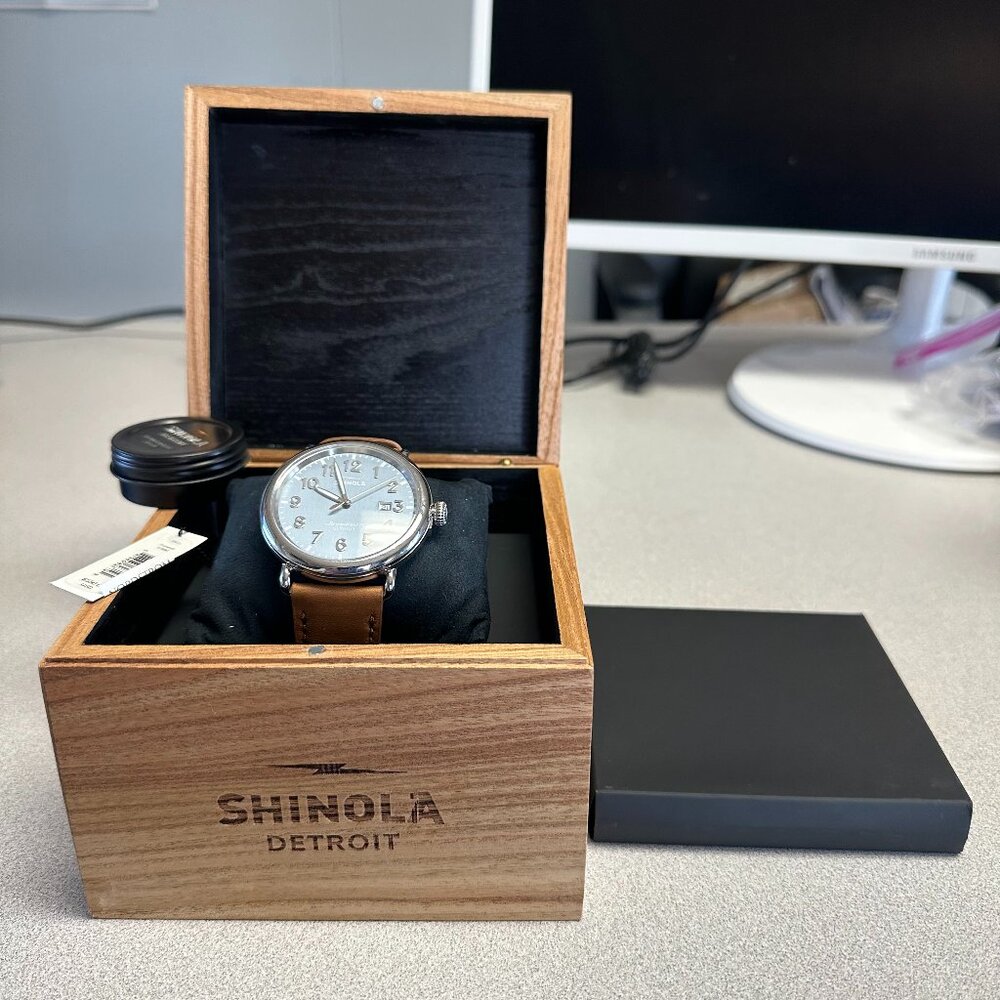 Shinola Argonite 715 Runwell watch - 47mm case; BRAND NEW